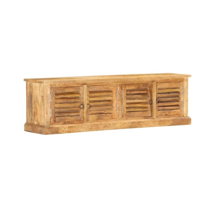 Banc de rangement 128 cm Bois de manguier massif