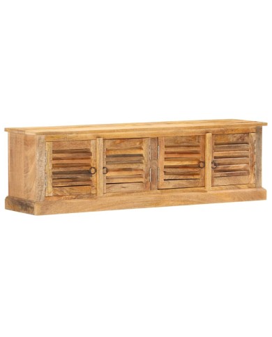 Banc de rangement 128 cm Bois de manguier massif