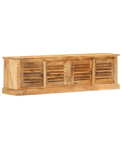 Banc de rangement 128 cm Bois de manguier massif