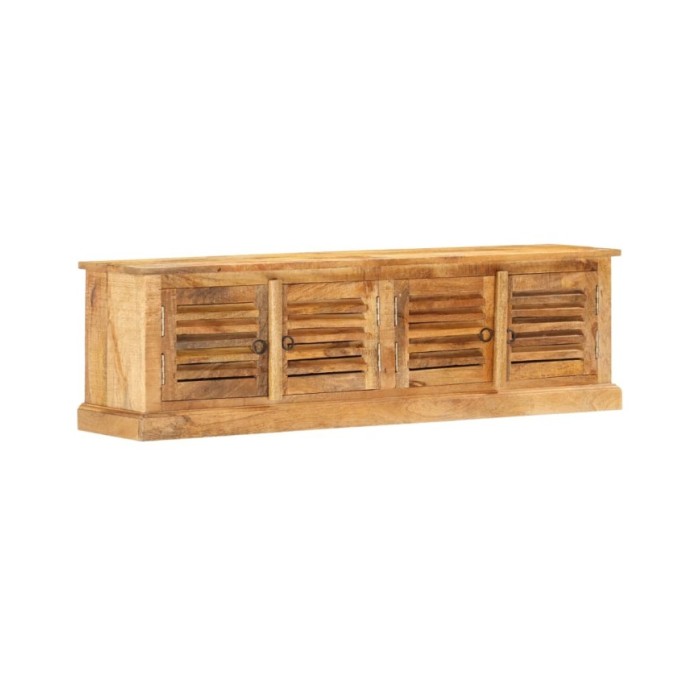 Banc de rangement 128 cm Bois de manguier massif