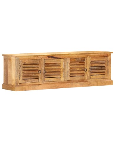 Banc de rangement 128 cm Bois de manguier massif