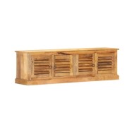 Banc de rangement 128 cm Bois de manguier massif