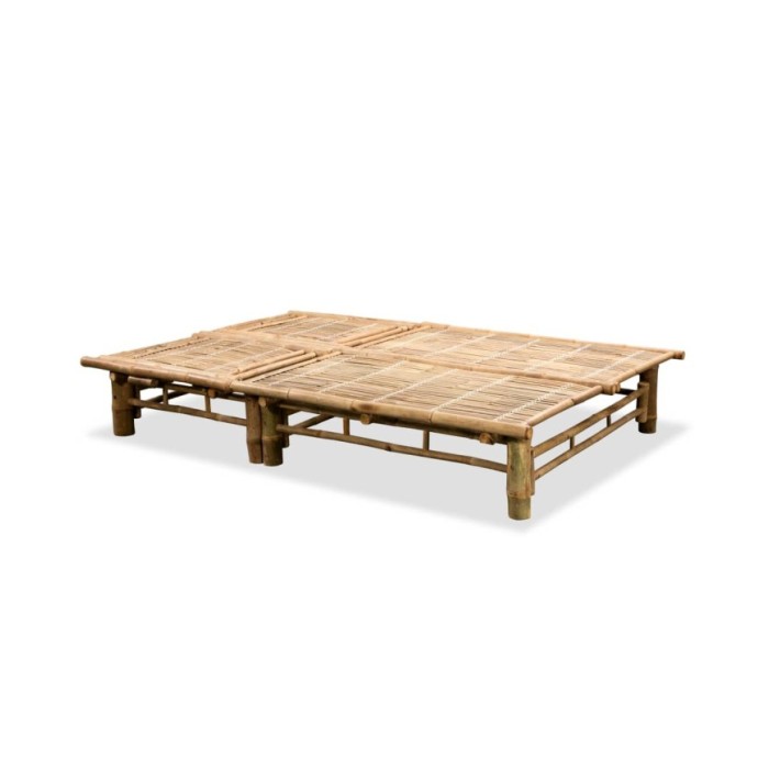 Chaise longue pour 2 personnes Bambou