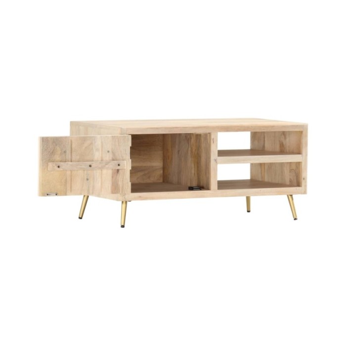 Table basse 90x45x40 cm Bois de manguier massif