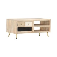Table basse 90x45x40 cm Bois de manguier massif