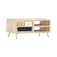 Table basse 90x45x40 cm Bois de manguier massif
