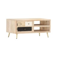 Table basse 90x45x40 cm Bois de manguier massif