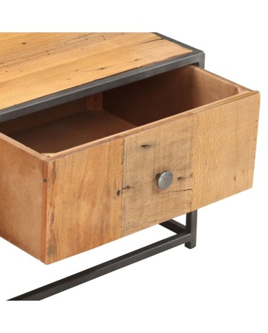 Table basse 90 x 50 x 35 cm Bois de récupération massif