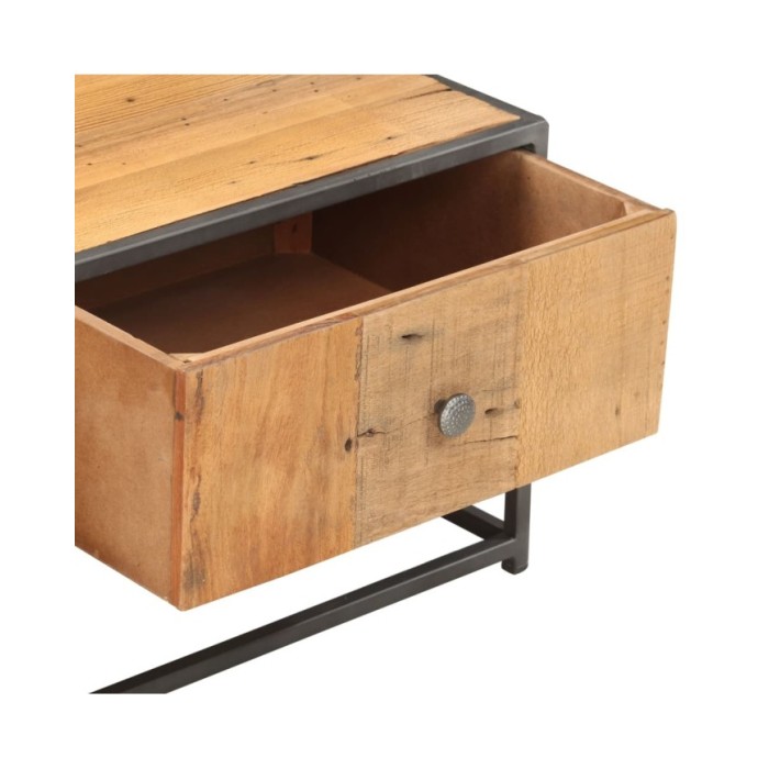 Table basse 90 x 50 x 35 cm Bois de récupération massif