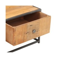 Table basse 90 x 50 x 35 cm Bois de récupération massif