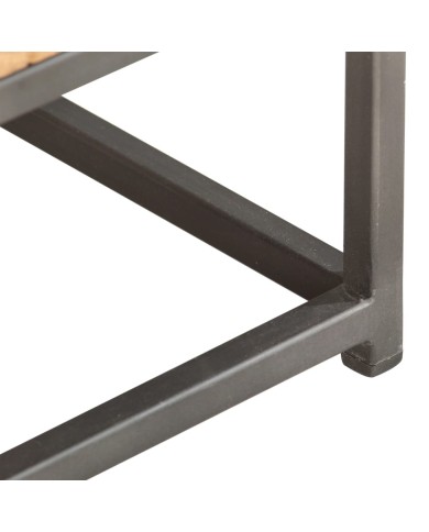 Table basse 90 x 50 x 35 cm Bois de récupération massif