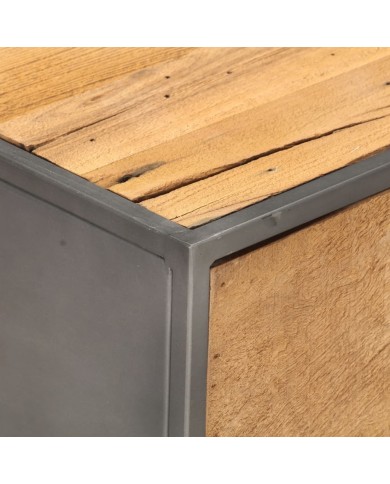 Table basse 90 x 50 x 35 cm Bois de récupération massif