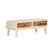 Table basse 90 x 50 x 35 cm Bois de récupération massif