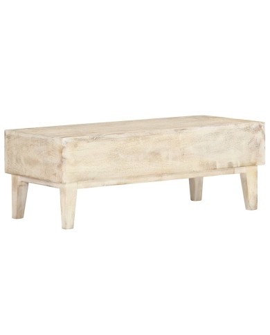 Table basse 90 x 50 x 35 cm Bois de récupération massif