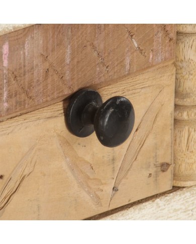 Table basse 90 x 50 x 35 cm Bois de récupération massif