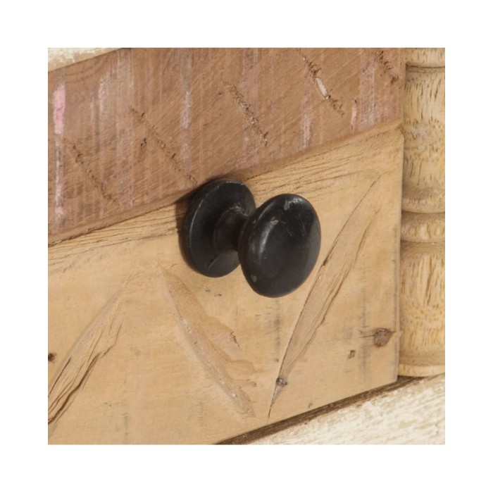 Table basse 90 x 50 x 35 cm Bois de récupération massif