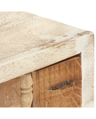 Table basse 90 x 50 x 35 cm Bois de récupération massif