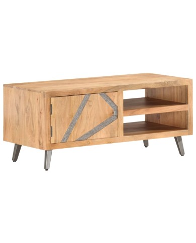 Table basse 90x45x40 cm Bois d'acacia massif