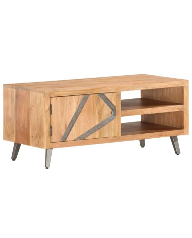 Table basse 90x45x40 cm Bois d'acacia massif