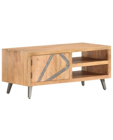 Table basse 90x45x40 cm Bois d'acacia massif