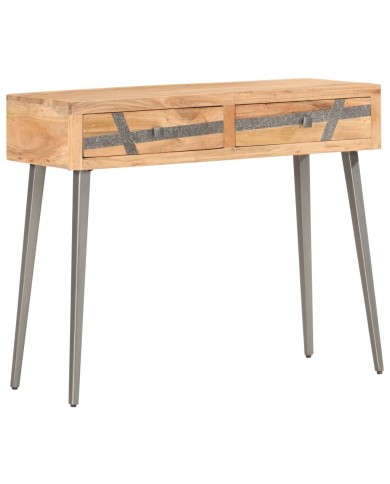 Table console 90 x 30 x 75 cm Bois d'acacia massif