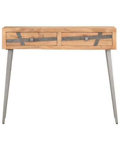 Table console 90 x 30 x 75 cm Bois d'acacia massif