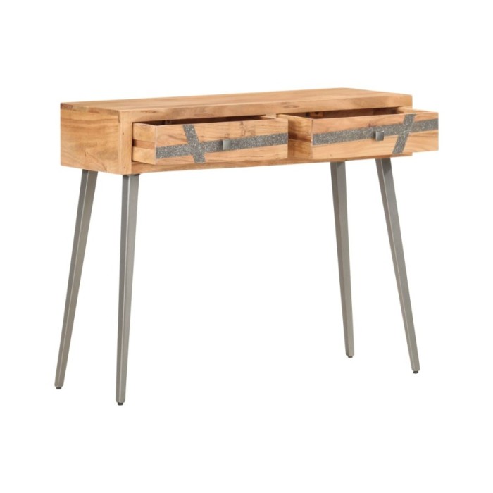 Table console 90 x 30 x 75 cm Bois d'acacia massif