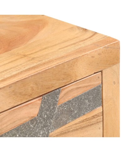 Table console 90 x 30 x 75 cm Bois d'acacia massif