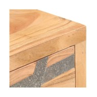 Table console 90 x 30 x 75 cm Bois d'acacia massif