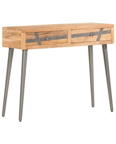 Table console 90 x 30 x 75 cm Bois d'acacia massif