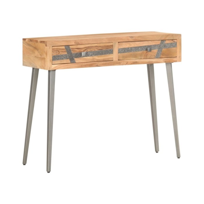 Table console 90 x 30 x 75 cm Bois d'acacia massif
