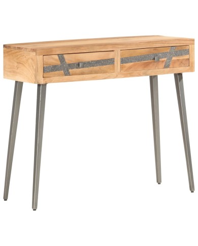 Table console 90 x 30 x 75 cm Bois d'acacia massif