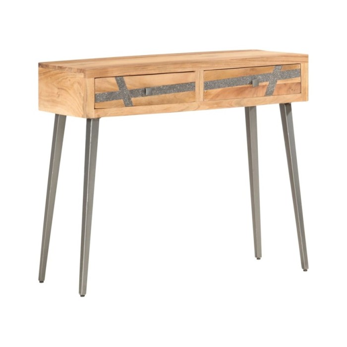 Table console 90 x 30 x 75 cm Bois d'acacia massif