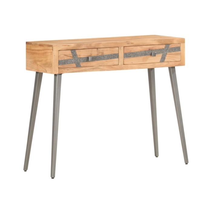 Table console 90 x 30 x 75 cm Bois d'acacia massif