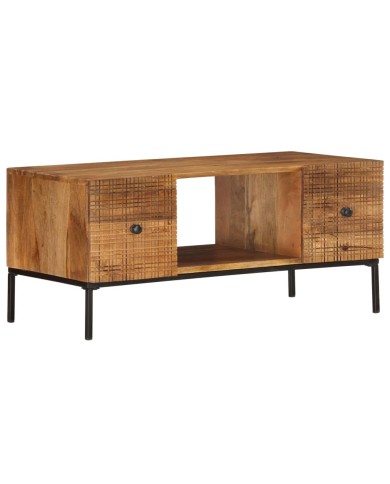 Table basse 90x45x40 cm Bois de manguier massif