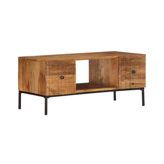 Table basse 90x45x40 cm Bois de manguier massif