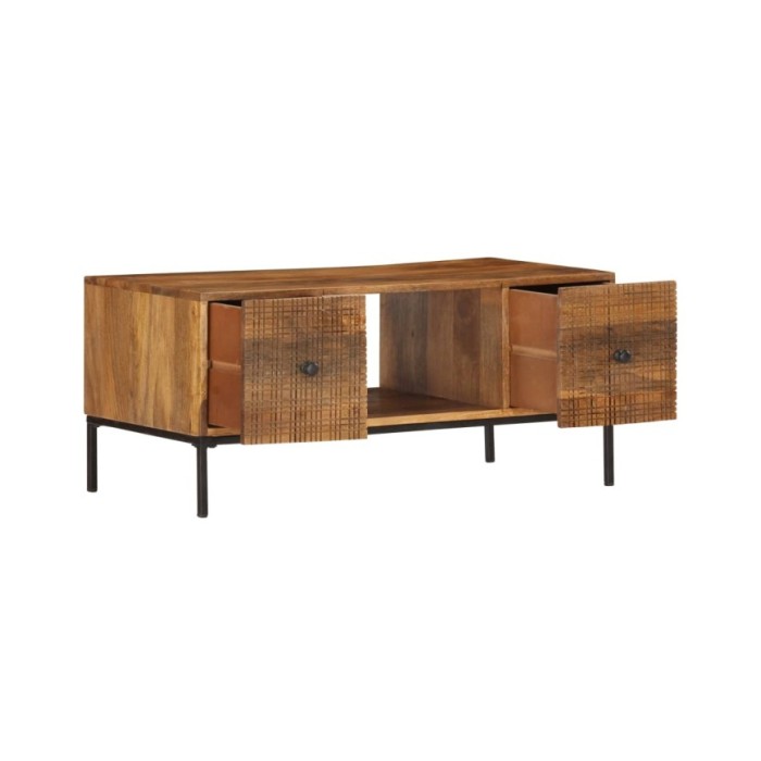 Table basse 90x45x40 cm Bois de manguier massif