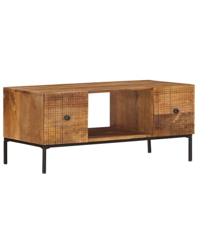 Table basse 90x45x40 cm Bois de manguier massif