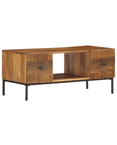 Table basse 90x45x40 cm Bois de manguier massif