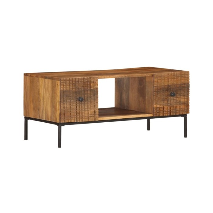 Table basse 90x45x40 cm Bois de manguier massif