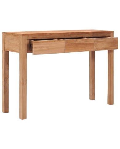 Table console 110x35x75 cm Bois de teck solide