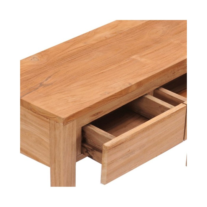 Table console 110x35x75 cm Bois de teck solide