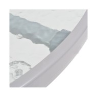 Mobilier à dîner d'extérieur 6 pcs Acier et textilène Gris