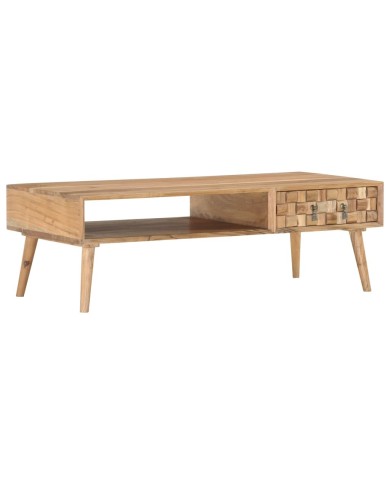 Table basse 110 x 50 x 35 cm Bois d'acacia solide