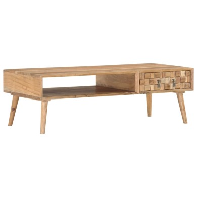 Table basse 110 x 50 x 35 cm Bois d'acacia solide