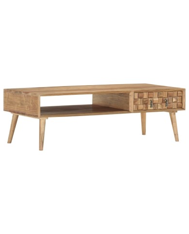 Table basse 110 x 50 x 35 cm Bois d'acacia solide