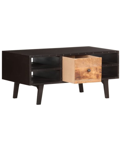 Table basse 100x50x45 cm Bois de récupération massif