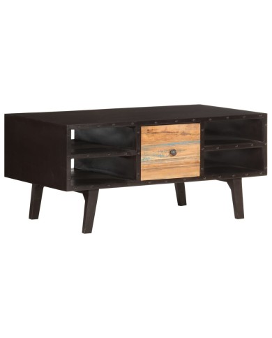 Table basse 100x50x45 cm Bois de récupération massif