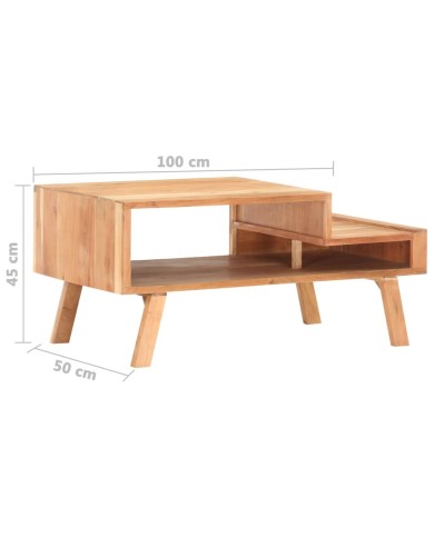Table basse 100x50x45 cm Bois d'acacia massif