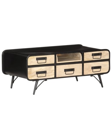 Table basse 100x50x40 cm Bois de manguier massif